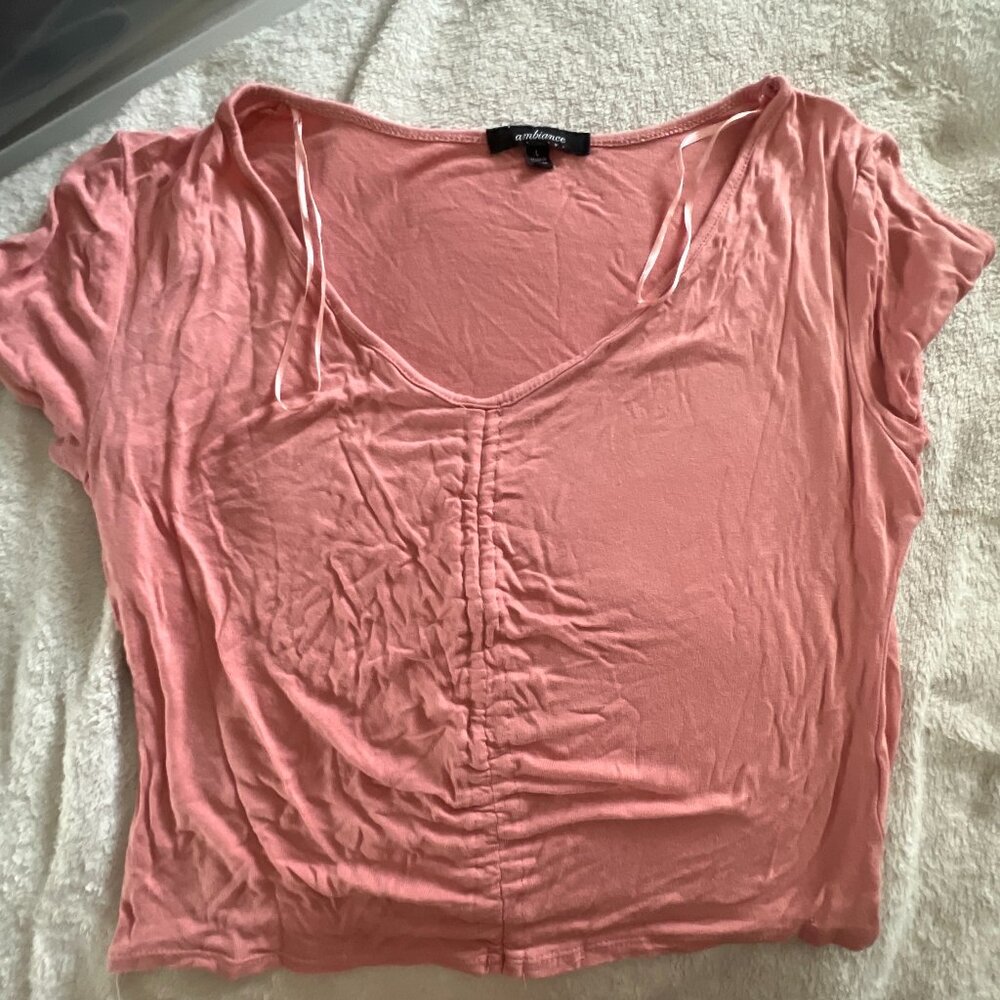 PINK CROPTOP